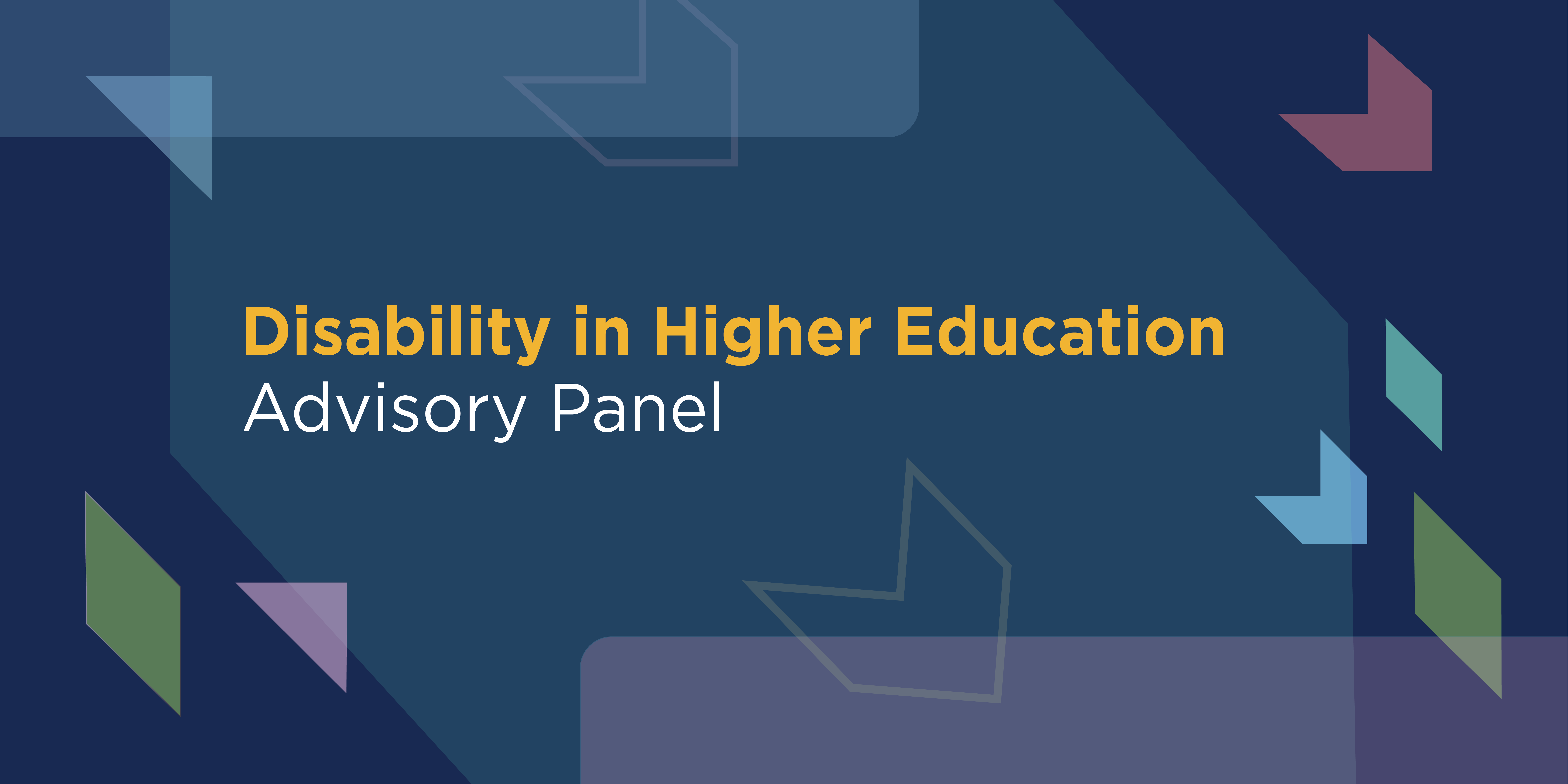 Disability in Higher Education Advisory Panel